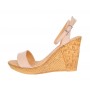 Sandale dama piele naturala cu platforme de 10 cm – Nude Lac S107NDL